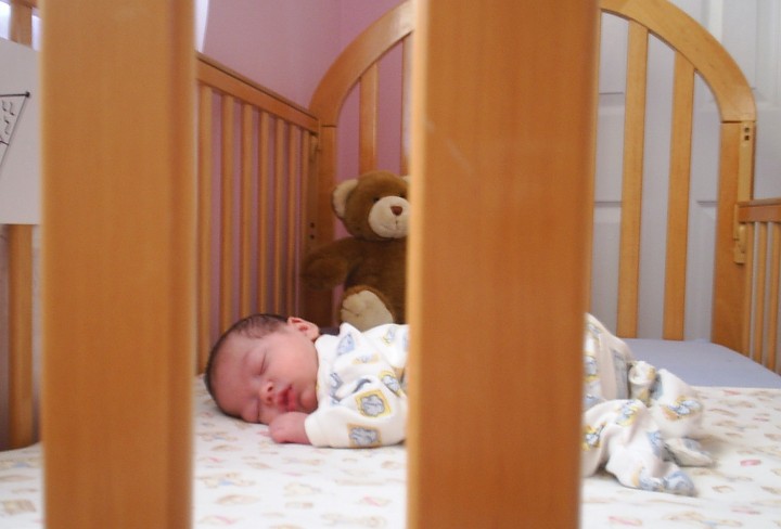 Me and my new Teddy from Aunty Schnelle and Uncle Pablo.